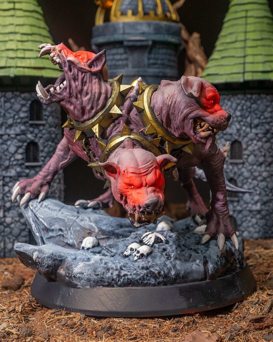 Cerberus - Bestiarium of the Mad Scholar Campaign 3D Resin Miniature