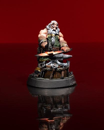 Dwarven BlackSmith - Ice and Fire Campaign 3D Resin Miniature