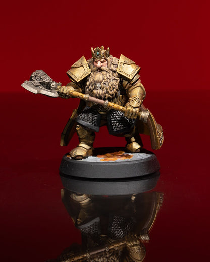 Dwarven King - Ice and Fire Campaign 3D Resin Miniature