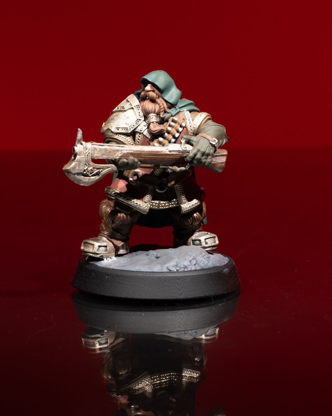 Dwarven Hooded Ranger - Ice and Fire Campaign 3D Resin Miniature