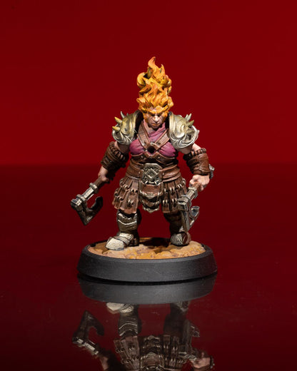 Fire Soldier Female - Ice and Fire Campaign 3D Resin Miniature