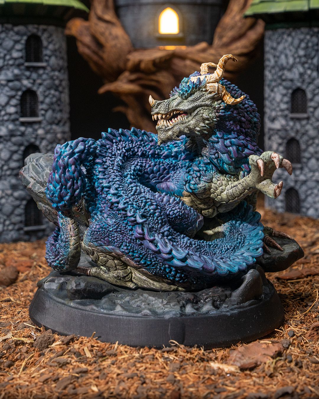 Oriental Dragon - Bestiarium of the Mad Scholar Campaign 3D Resin Miniature