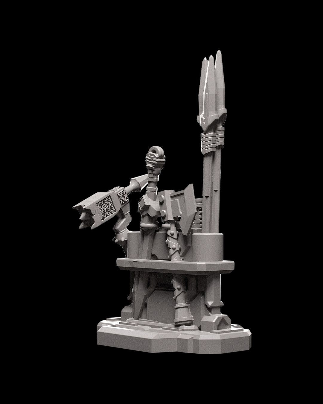 Weapon Rack - Props - Ice and Fire Campaign 3D Resin Miniature ...
