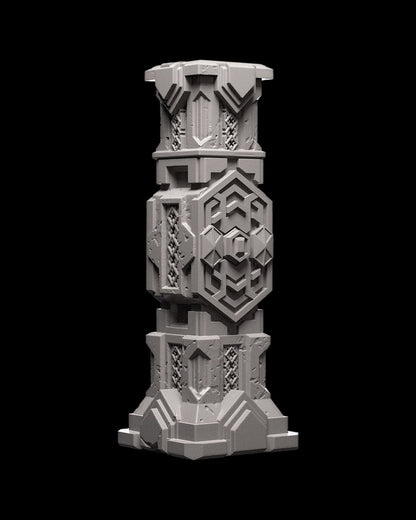 Dwarven Pillar - Props - Ice and Fire Campaign 3D Resin Miniature