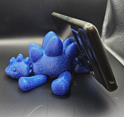 Stegosaurus phone holder